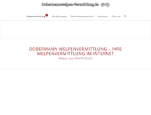 Tablet Screenshot of dobermannwelpen-vermittlung.de